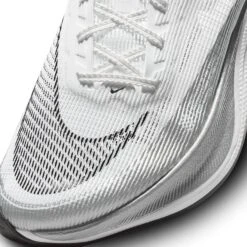 Nike Women's ZoomX Vaporfly Next% 2 Running Shoe - White/Black-Metallic Silver - Regular (B) -Step Vibe Shop CU4123 100 PHSYD001 1