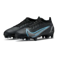 Nike Unisex Mercurial Vapor 14 Pro FG Soccer Shoe - Black/Black/Iron Grey - Regular (D) -Step Vibe Shop CU5693 004 PHCFH001 2000