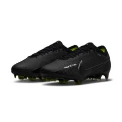 Unisex Nike Zoom Vapor 15 Elite FG Soccer Shoe - Black/Dk Smoke/Summit White -Step Vibe Shop DJ4978 001 PHCFH001