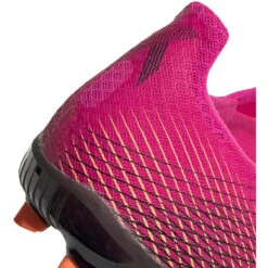 ADIDAS Unisex X Ghosted .2 FG Soccer Shoes - Shock Pink/Core Black/Screaming Orange -Step Vibe Shop FW6959 04