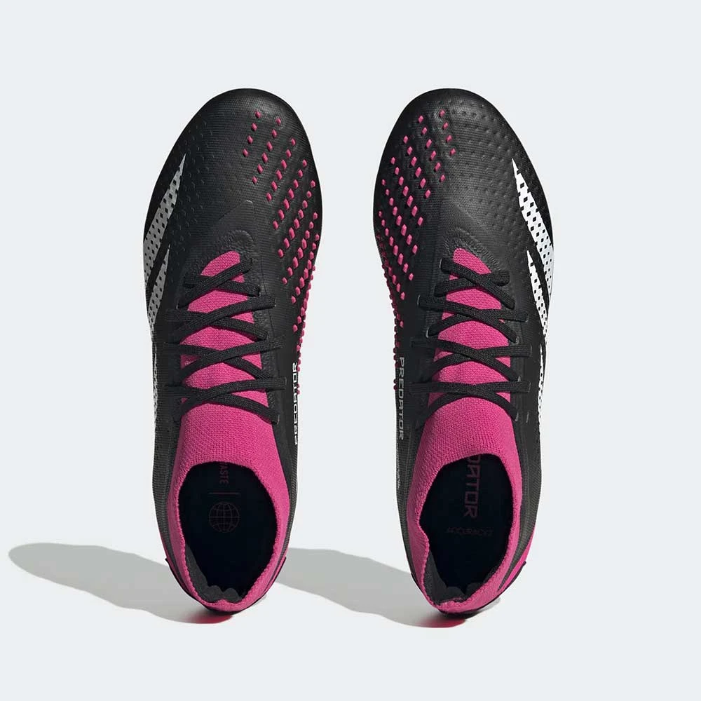 ADIDAS Unisex Predator Accuracy 2 FG Soccer Shoe - Core Black/Ftwr White/Team Shock Pink 2 - Regular (D) 5 ADIDAS Unisex Predator Accuracy 2 FG Soccer Shoe - Core Black/Ftwr White/Team Shock Pink 2 - Regular (D) - Image 5