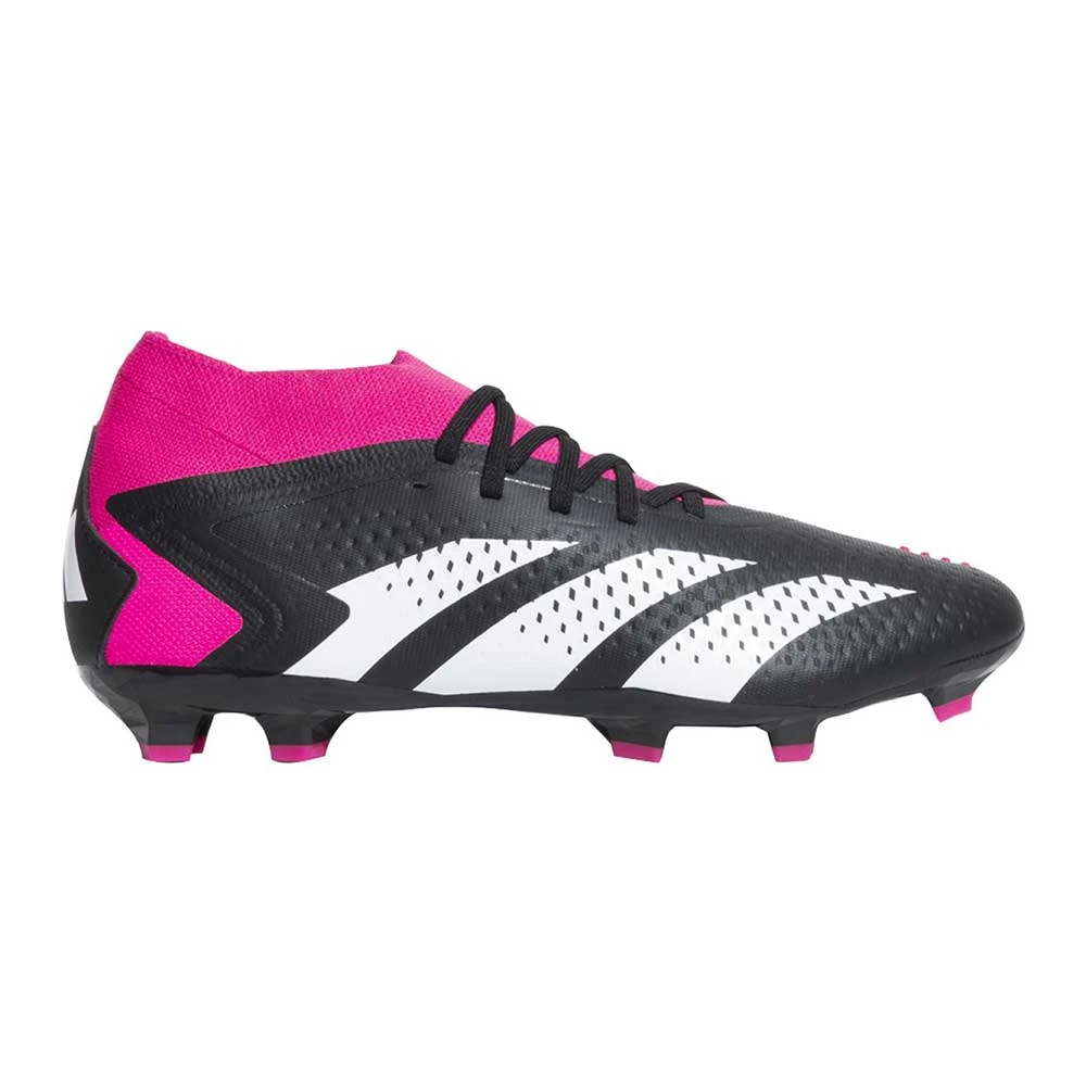ADIDAS Unisex Predator Accuracy 2 FG Soccer Shoe - Core Black/Ftwr White/Team Shock Pink 2 - Regular (D) 1 ADIDAS Unisex Predator Accuracy 2 FG Soccer Shoe - Core Black/Ftwr White/Team Shock Pink 2 - Regular (D)