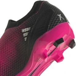 ADIDAS Unisex X Speedportal.3 LL FG Soccer Shoe - Team Shock Pink 2/Zero Metalic/Core Black - Regular (D) -Step Vibe Shop GZ5065 02