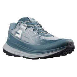 Salomon Women's Ultra Glide Trail Running Shoe - Bluestone/Perl Blue/Ebony - Regular (B) -Step Vibe Shop L41553900 5 GHO ULTRA GLIDE W Bluesto