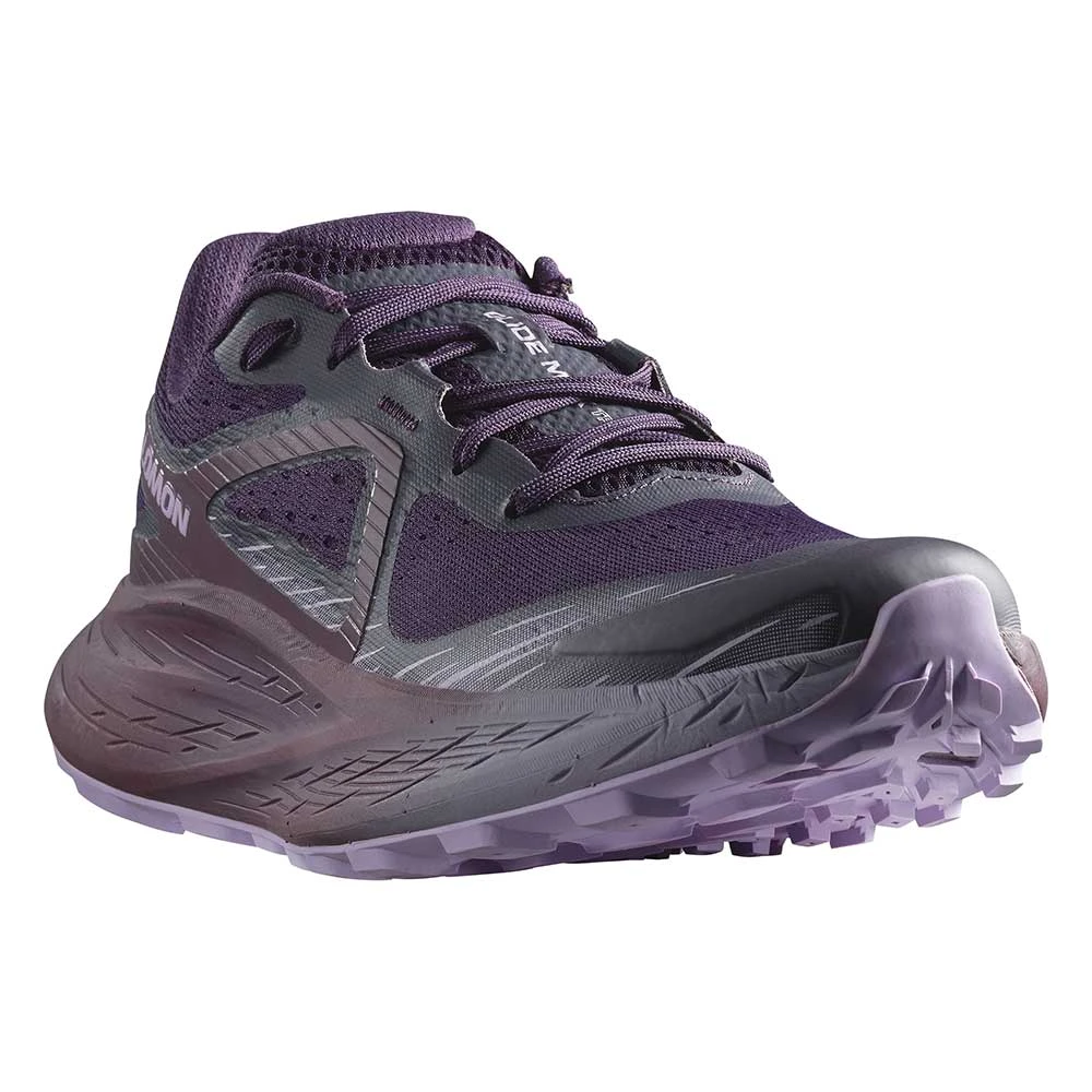 Salomon Women's Glide Max TR Trail Running Shoe - Nightshade/Moonscape/Orchid Bloom - Regular (B) 2 Salomon Women's Glide Max TR Trail Running Shoe - Nightshade/Moonscape/Orchid Bloom - Regular (B) - Image 2