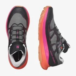 Salomon Women's Ultra Glide 2 Trail Running Shoe - Plum Kitten/Black/Pink Glo - Regular (B) -Step Vibe Shop L47386400 a7ee7678c7aa283c3295204010ba182a