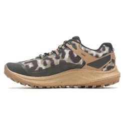 Merrell Women's Antora 3 Trail Running Shoe - Sepia Leopard - Regular (B) -Step Vibe Shop MRLW J067552 020722 S23 180