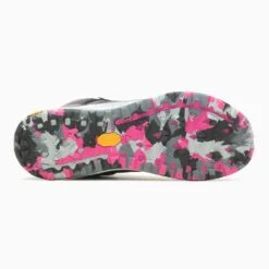 Merrell Women's Antora 3 Mid Waterproof Boot - Black/Fuchsia - Regular (B) -Step Vibe Shop MRLW J067582 020722 S23 OUT