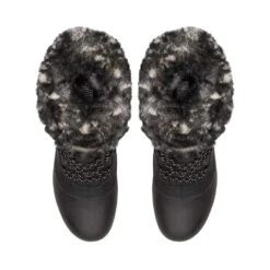 NORTH FACE Women's Shellisata IV Luxe Waterproof Boots - TNF Black/Gardenia White - Regular (B) -Step Vibe Shop NF0A7W48 R0G detailinstep