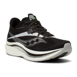 Saucony Women's Endorphin Pro 2 Racing Shoe - Black/White - Regular (B) -Step Vibe Shop S10687 10 5 1