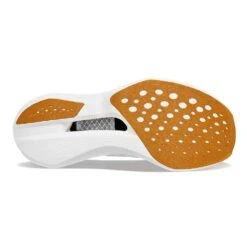 Saucony Women's Endorphin Elite Running Shoe- White/Gold- Regular (B) -Step Vibe Shop S10768 13 4