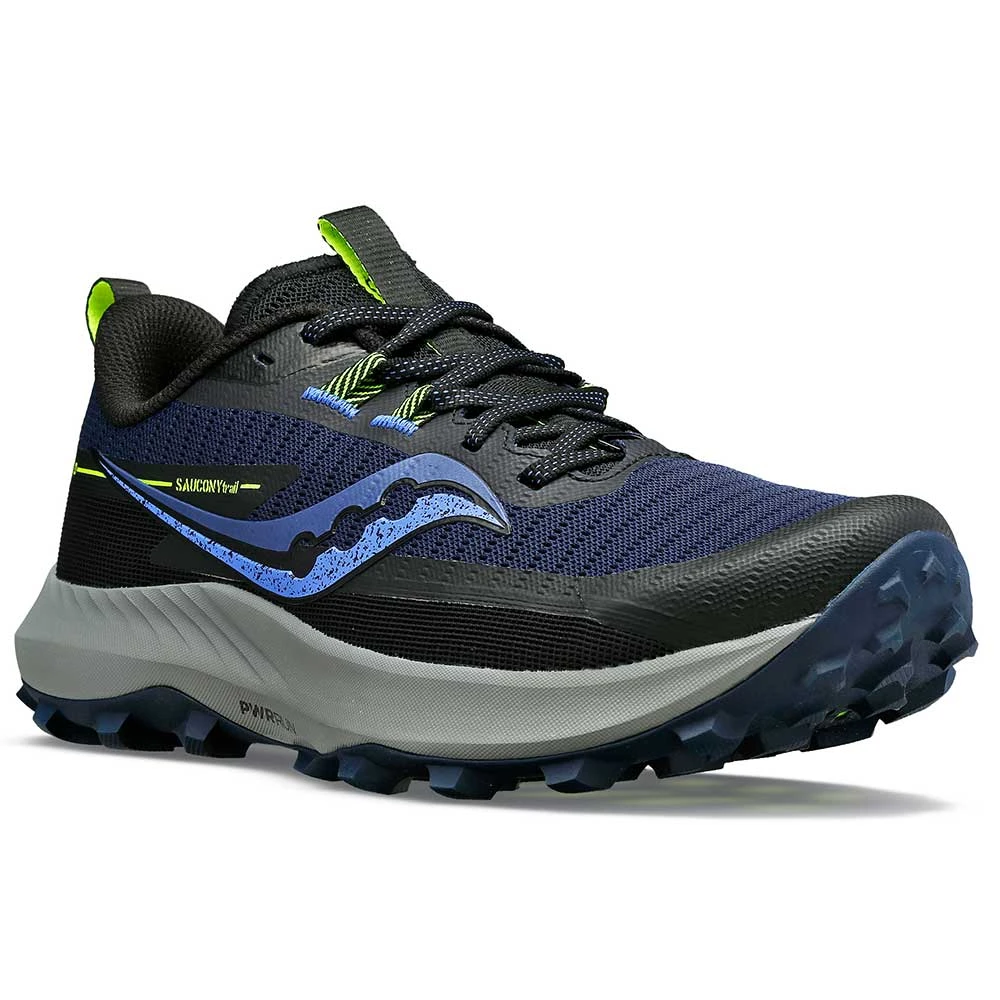 Saucony Women's Peregrine 13 Trail Running Shoe - Night/Fossil - Regular (B) 4 Saucony Women's Peregrine 13 Trail Running Shoe - Night/Fossil - Regular (B) - Image 4