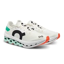 On Running Women's Cloudboom Echo Running Shoe - White/Mint - Regular (B) -Step Vibe Shop Small PNG 57.98256 cloudboom echo ss23 white mint w g6