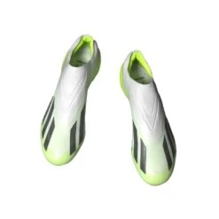 ADIDAS Unisex X Crazyfast .1 Laceless FG Soccer Cleat - Cloud White / Core Black / Lucid Lemon - Regular (D) 5 ADIDAS Unisex X Crazyfast .1 Laceless FG Soccer Cleat - Cloud White / Core Black / Lucid Lemon - Regular (D) -Step Vibe Shop X CRAZYFAST.1 LL FG White GY7378 HM5