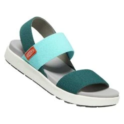 Keen Women's Elle Backstrap Sandal - Sea Moss/Ipanema - Regular (B) -Step Vibe Shop elle moss