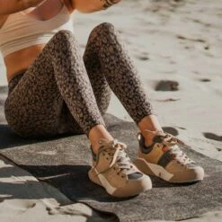 Women's X-SCAPE NBK Low Sneaker - Beige/Grey Brown - Regular (B) -Step Vibe Shop womens x scape nbk low beige grey brown ls 2 800x 4b8ad967 3405 4161 b7a0 348ec379012c