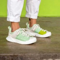 Women's X-SCAPE NBK Low Sneaker - Blanc/Mint - Regular (B) -Step Vibe Shop womens x scape nbk low blanc mint ls 4 800x 37d8e0d7 c676 4d7e a7de 47cbb04b1355